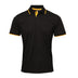 Polo coolchecker contrasté - PR618 polo homme : minimum 5 pièces premier Noir/sunflower S 