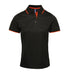 Polo coolchecker contrasté - PR619 polo femme:minimum 5 pièces premier Noir/orange S 