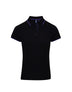 Polo coolchecker contrasté - PR619 polo femme:minimum 5 pièces premier Noir/violet S 