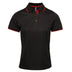 Polo coolchecker contrasté - PR619 polo femme:minimum 5 pièces premier Noir/red S 