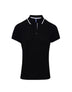 Polo coolchecker contrasté - PR619 polo femme:minimum 5 pièces premier Noir/blanc S 