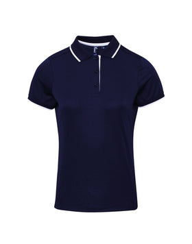 Polo coolchecker contrasté - PR619 polo femme:minimum 5 pièces premier Marine/blanc S 