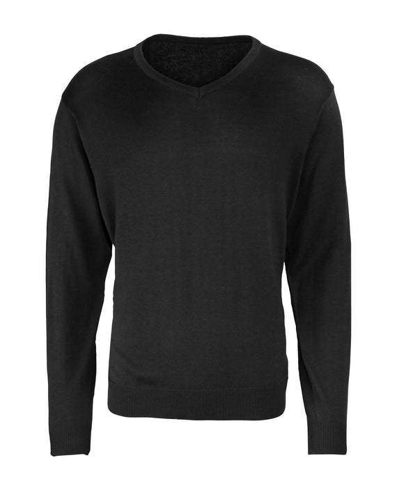 Pull col V - PR694 Pull homme : minimum 5 pièces Premier Noir 2XS 