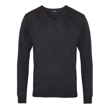 Pull col V - PR694 Pull homme : minimum 5 pièces Premier Charcoal 2XS 