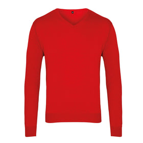 Pull col V - PR694 Pull homme : minimum 5 pièces Premier Rouge 2XS 