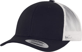 Casquette trucker bi-color - FL6606 Casquette adulte : minimum 5 pièces Flexfit Noir/blanc 