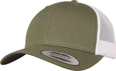 Casquette trucker bi-color - FL6606 Casquette adulte : minimum 5 pièces Flexfit Buck/blanc 