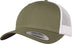 Casquette trucker bi-color - FL6606 Casquette adulte : minimum 5 pièces Flexfit Buck/blanc 