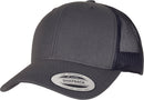Casquette trucker bi-color - FL6606 Casquette adulte : minimum 5 pièces Flexfit Charcoal/ noir 