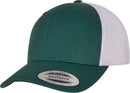 Casquette trucker bi-color - FL6606 Casquette adulte : minimum 5 pièces Flexfit Vert/ blanc 