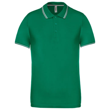 Polo classique golf maille piqué - K250 polo homme: minimum 5 pièces Kariban Vert / gris / blanc S 