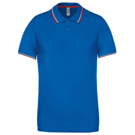 Polo classique golf maille piqué - K250 polo homme: minimum 5 pièces Kariban Royal / rouge / blanc S 