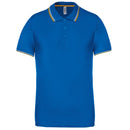 Polo classique golf maille piqué - K250 polo homme: minimum 5 pièces Kariban Royal / jaune / blanc S 