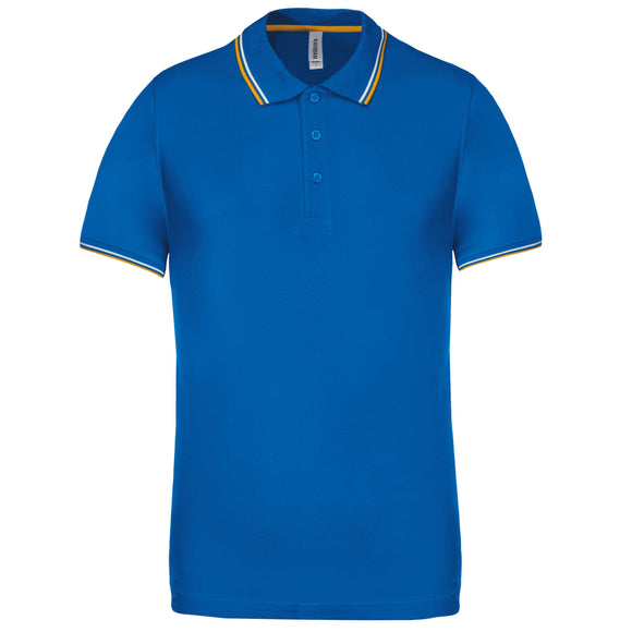 Polo classique golf maille piqué - K250 polo homme: minimum 5 pièces Kariban Royal / jaune / blanc S 