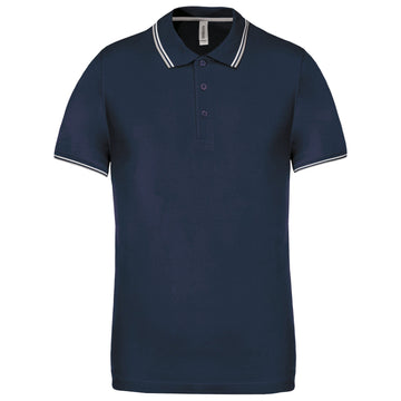 Polo classique golf maille piqué - K250 polo homme: minimum 5 pièces Kariban Marine / gris / blanc S 