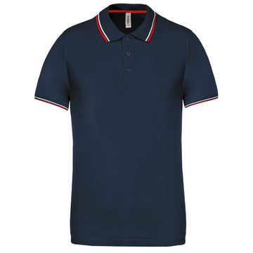 Polo classique golf maille piqué - K250 polo homme: minimum 5 pièces Kariban Marine / rouge / blanc S 