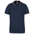 Polo classique golf maille piqué - K250 polo homme: minimum 5 pièces Kariban Marine / vin / blanc S 