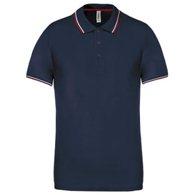 Polo classique golf maille piqué - K250 polo homme: minimum 5 pièces Kariban Marine / vin / blanc S 
