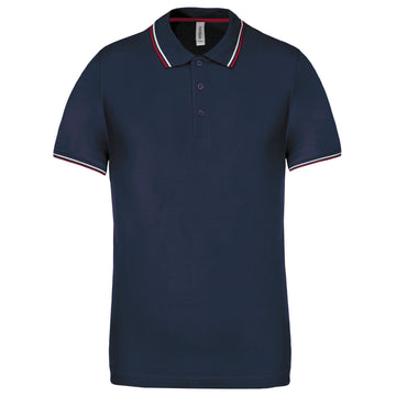 Polo classique golf maille piqué - K250 polo homme: minimum 5 pièces Kariban Marine / vin / blanc S 