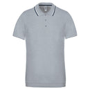 Polo classique golf maille piqué - K250 polo homme: minimum 5 pièces Kariban Gris / marine /blanc S 