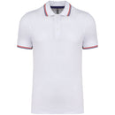 Polo classique golf maille piqué - K250 polo homme: minimum 5 pièces Kariban Blanc / marine / rouge S 