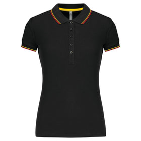 Polo classique golf maille piqué - K251 Polo femme :minimum 5 pièces Kariban Noir / rouge /jaune XS 