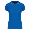 Polo classique golf maille piqué - K251 Polo femme :minimum 5 pièces Kariban Royal / rouge / blanc XS 