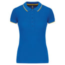 Polo classique golf maille piqué - K251 Polo femme :minimum 5 pièces Kariban Royal / jaune / blanc XS 