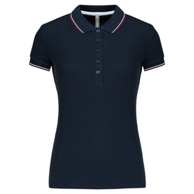 Polo classique golf maille piqué - K251 Polo femme :minimum 5 pièces Kariban Marine / rouge / blanc XS 