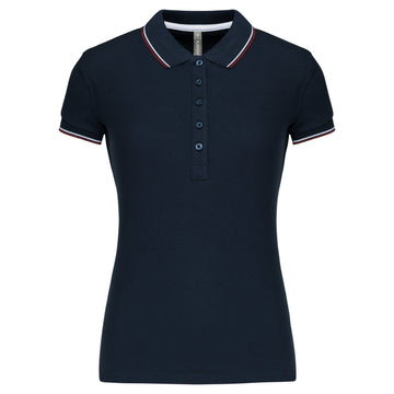 Polo classique golf maille piqué - K251 Polo femme :minimum 5 pièces Kariban Marine / rouge / blanc XS 