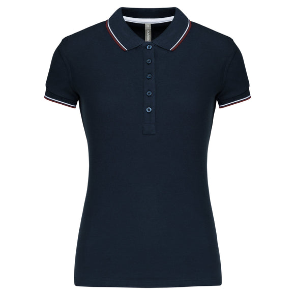 Polo classique golf maille piqué - K251 Polo femme :minimum 5 pièces Kariban Marine / rouge / blanc XS 