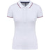 Polo classique golf maille piqué - K251 Polo femme :minimum 5 pièces Kariban Blanc / marine / rouge XS 