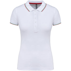 Polo classique golf maille piqué - K251 Polo femme :minimum 5 pièces Kariban Blanc / rouge / vert XS 