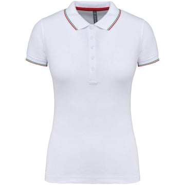 Polo classique golf maille piqué - K251 Polo femme :minimum 5 pièces Kariban Blanc / rouge / vert XS 