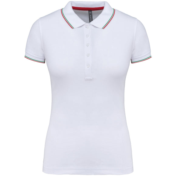 Polo classique golf maille piqué - K251 Polo femme :minimum 5 pièces Kariban Blanc / rouge / vert XS 