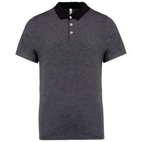Polo bicolore - K260 polo homme: minimum 5 pièces Kariban gris/noir S 