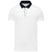 Polo bicolore - K260 polo homme: minimum 5 pièces Kariban blanc/marine S 