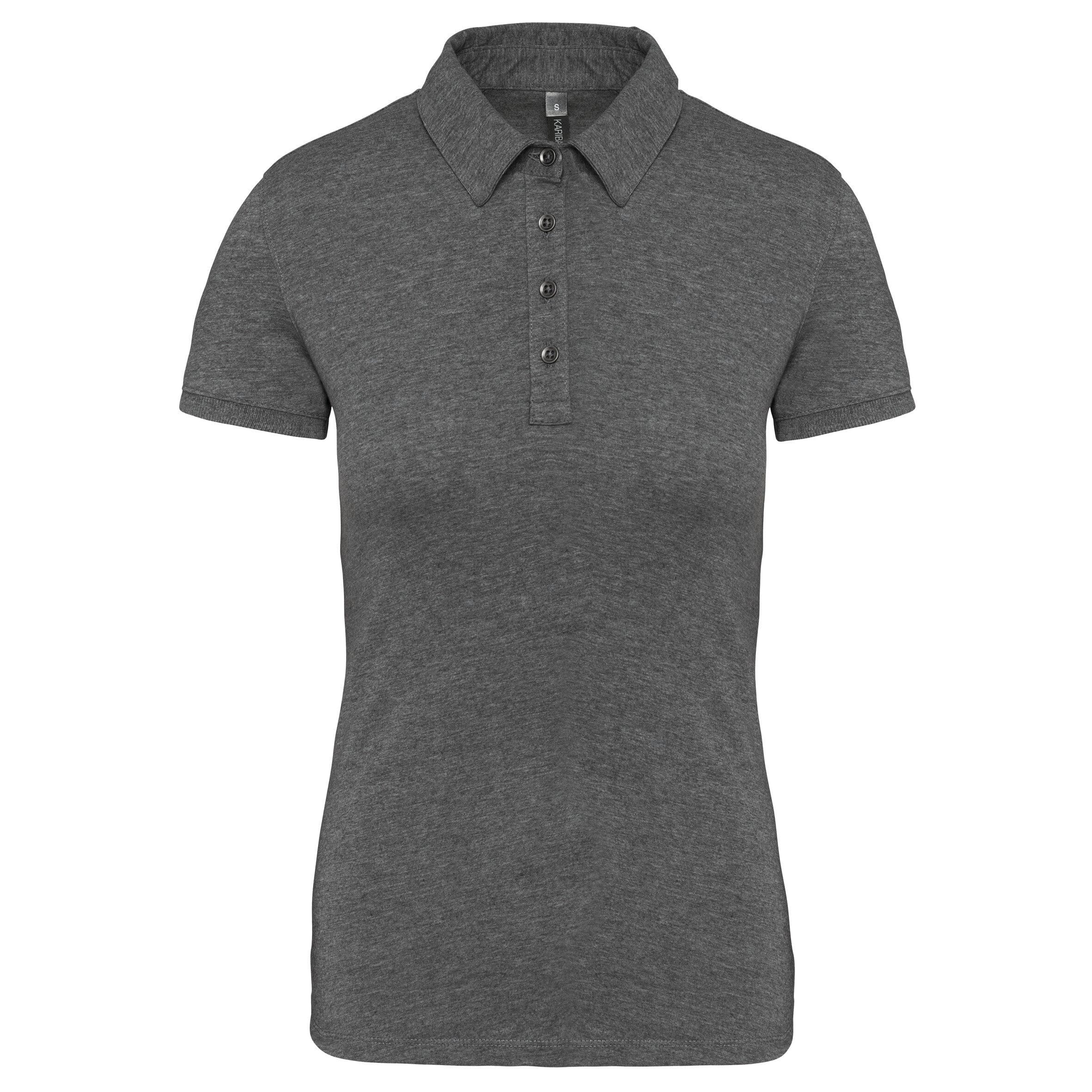 Polo classique golf- K263 polo femme: minimum 5 pièces Kariban Gris heather XS 