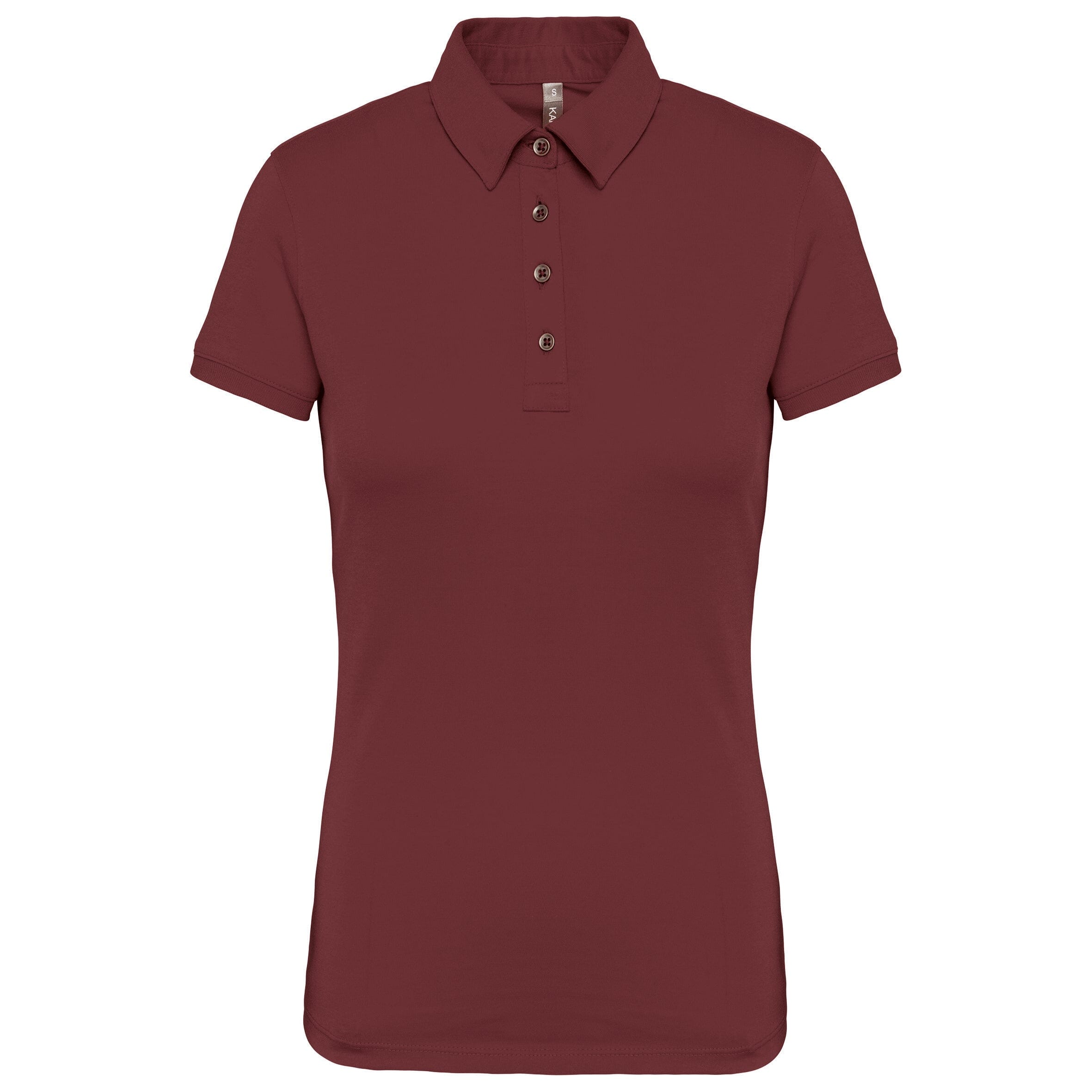 Polo classique golf- K263 polo femme: minimum 5 pièces Kariban Wine XS 