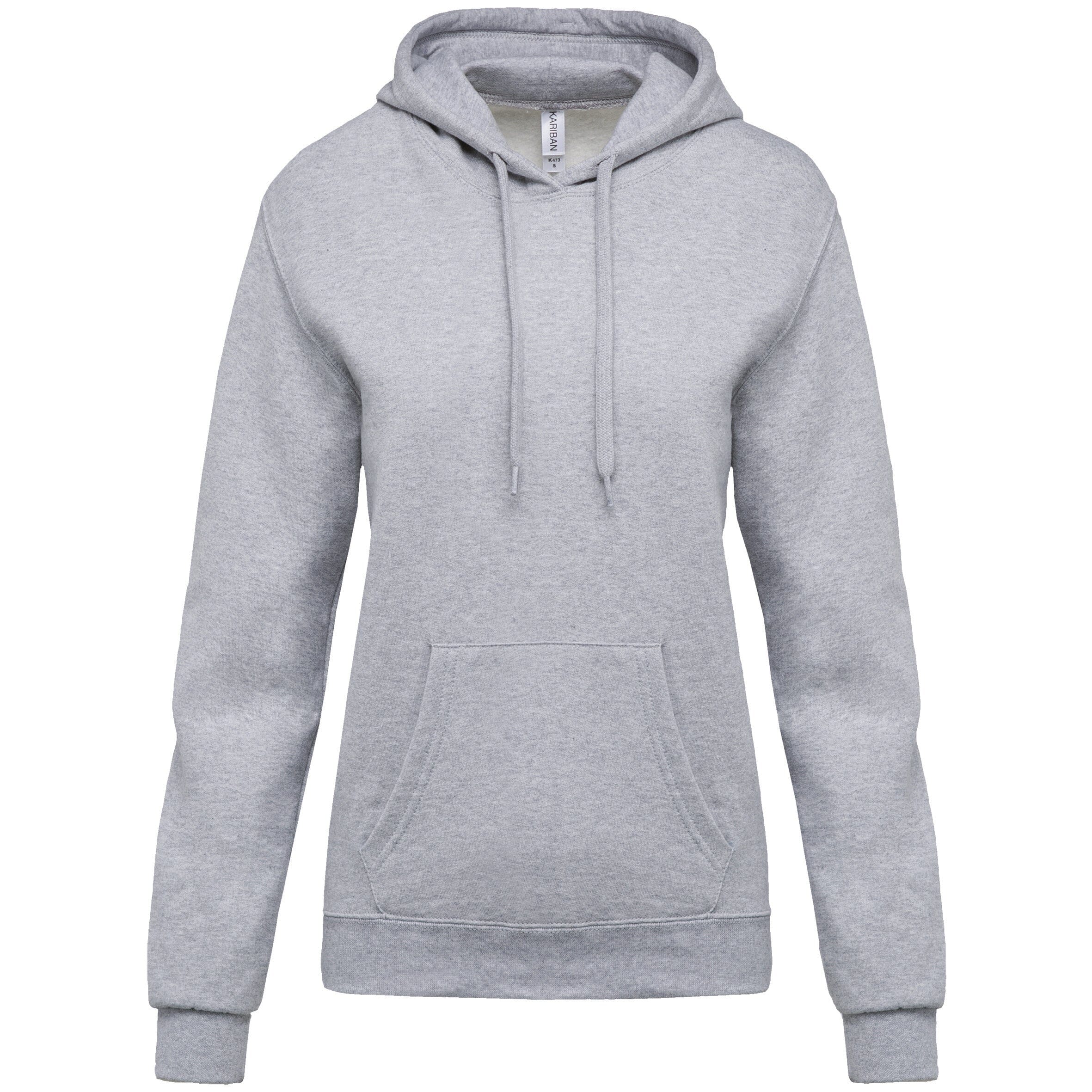 Sweat capuche esprit club - K473 pull femmme : minimum 5 pièces Kariban Gris XS 