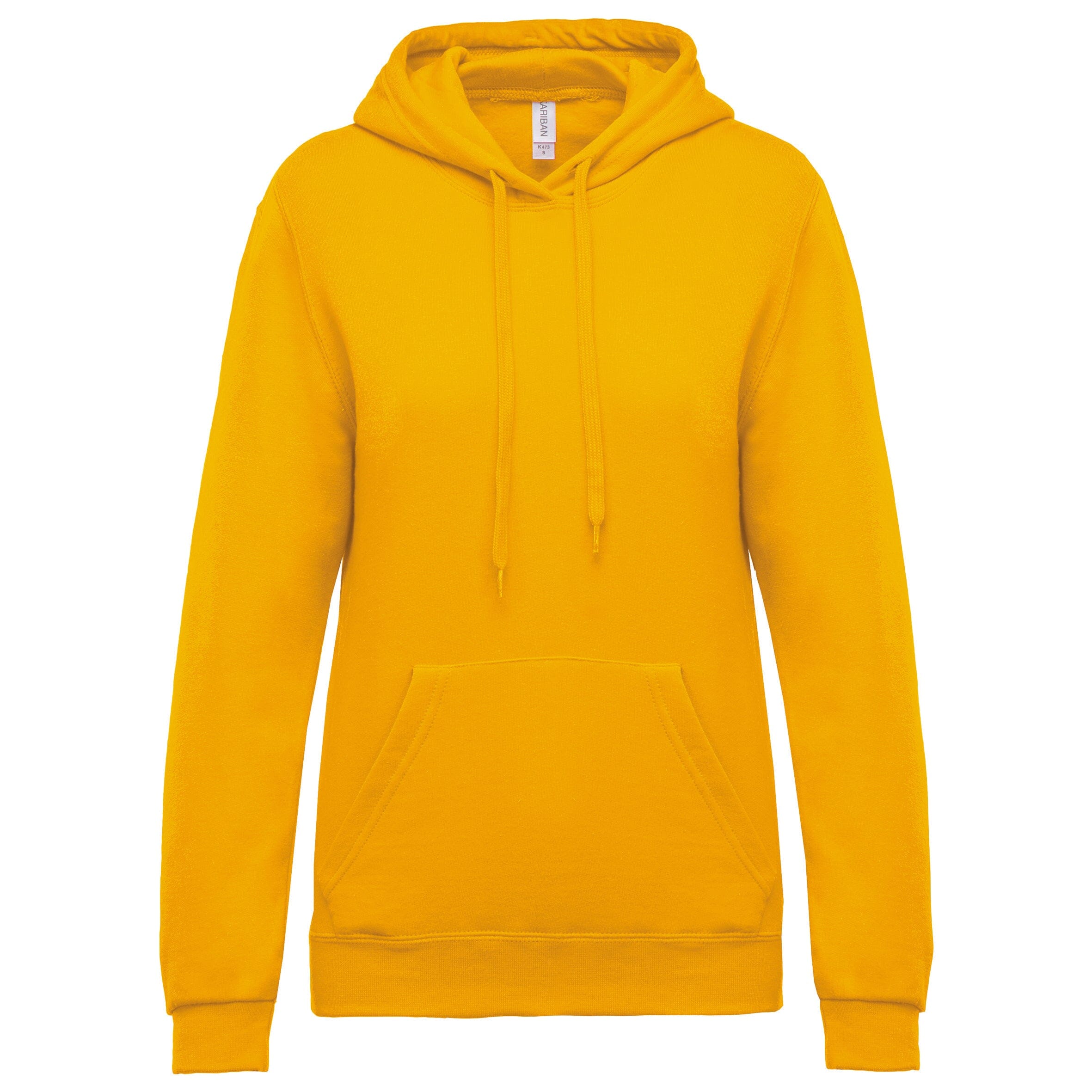 Sweat capuche esprit club - K473 pull femmme : minimum 5 pièces Kariban Jaune XS 