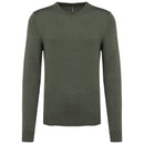 Pull col V golf team - K965 pull homme: minimum 5 pièces Kariban Green marble S 