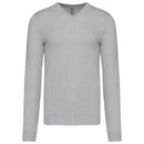 Pull col V golf team - K965 pull homme: minimum 5 pièces Kariban Gris menagé S 