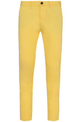 Pantalon chino écoresponsable homme pantalon homme: aucun minimum Kariban Ananas 38 