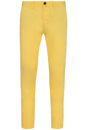 Pantalon chino écoresponsable homme pantalon homme: aucun minimum Kariban Ananas 38 