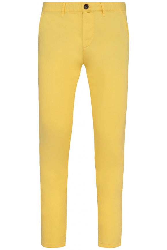 Pantalon chino écoresponsable homme pantalon homme: aucun minimum Kariban Ananas 38 