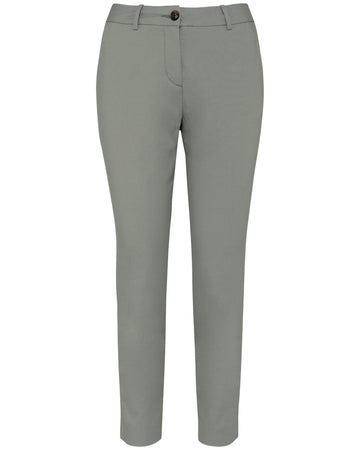 Pantalon chino 7/8 écoresponsable NS-737 pantalon femme: aucun minimum Native spirit Amande vert 38 