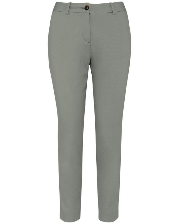 Pantalon chino 7/8 écoresponsable NS-737 pantalon femme: aucun minimum Native spirit Amande vert 38 
