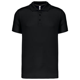 Polo technique team golf- PA480 polo homme: minimum 5 pièces Pro act noir XS 