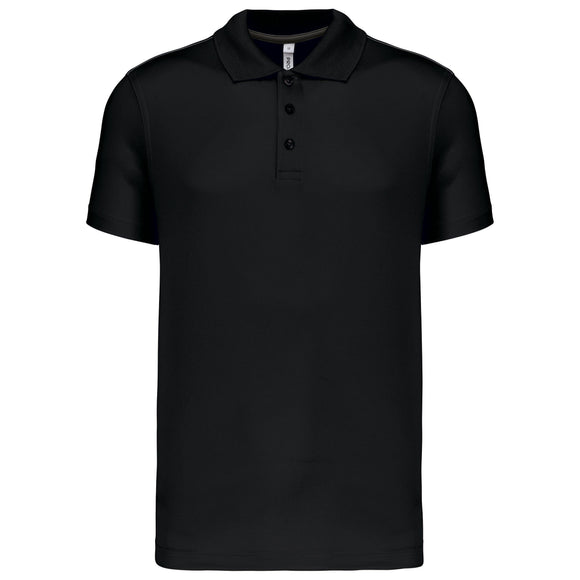 Polo technique team golf- PA480 polo homme: minimum 5 pièces Pro act noir XS 